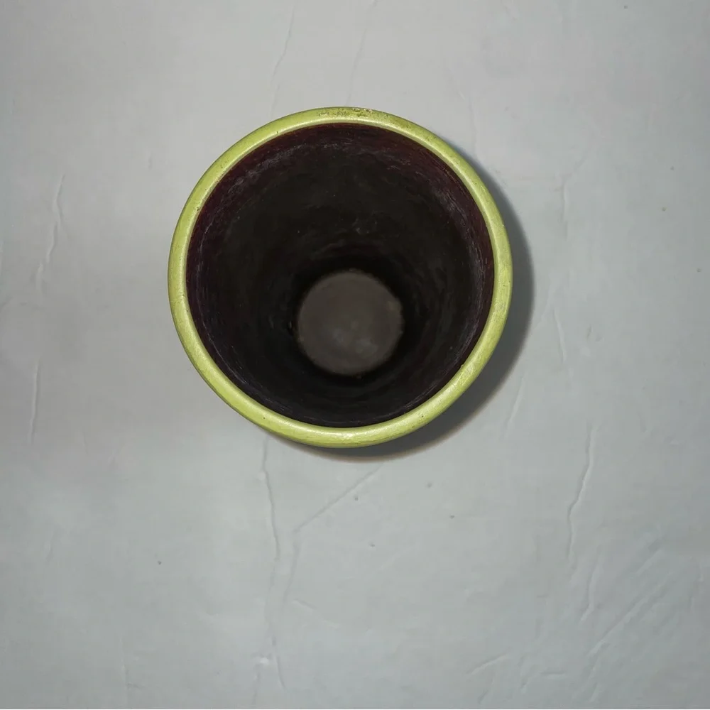 Green Cup for Toothbrush and Toothpaste 7 inches